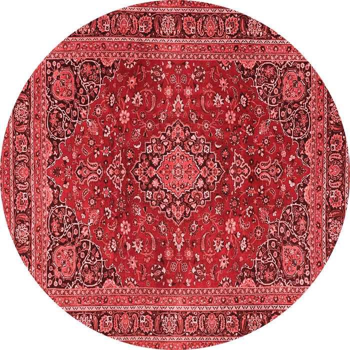 Medallion Red Traditional Rug, tr4519red
