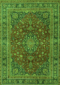 Medallion Green Traditional Rug, tr4519grn