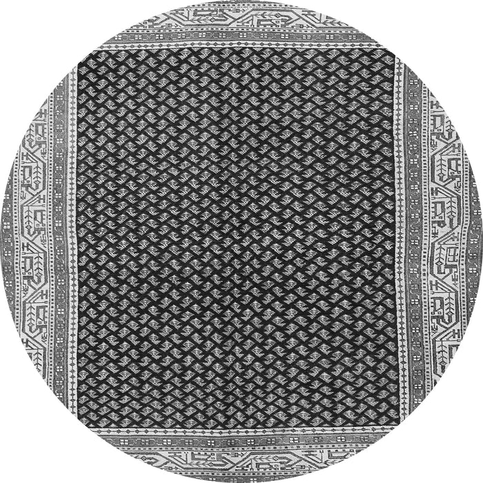 Square Persian Gray Traditional Rug, tr451gry