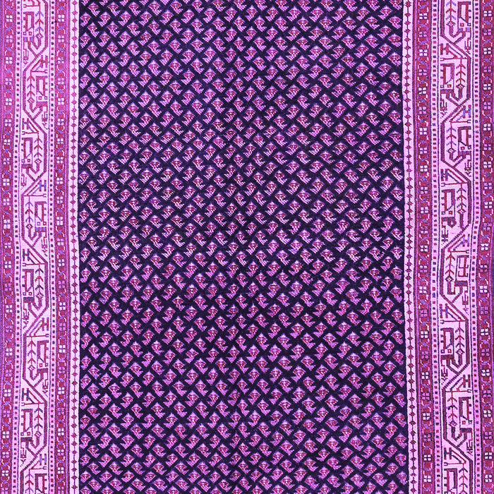Machine Washable Persian Purple Traditional Area Rugs, wshtr451pur