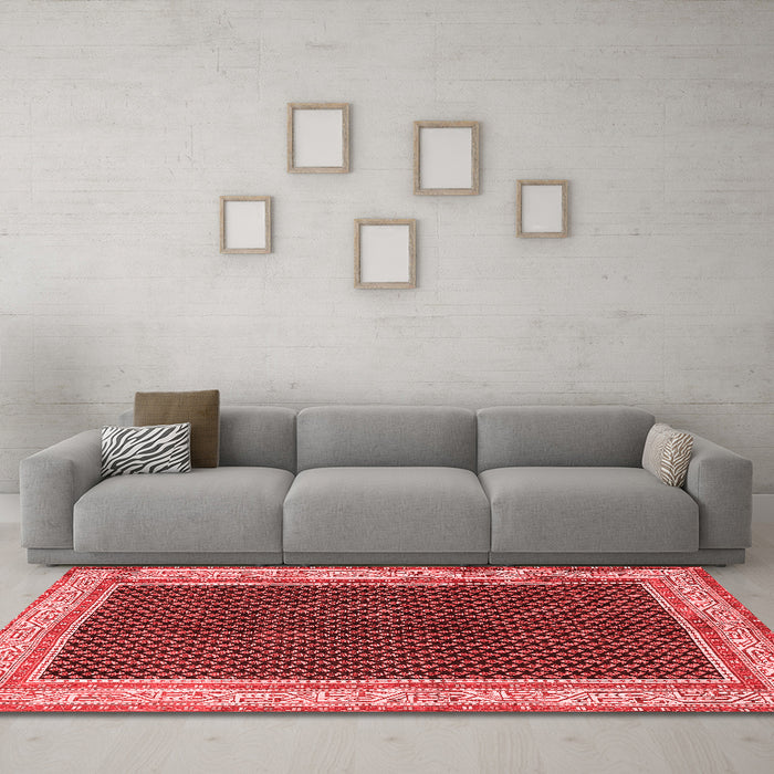 Traditional Red Washable Rugs