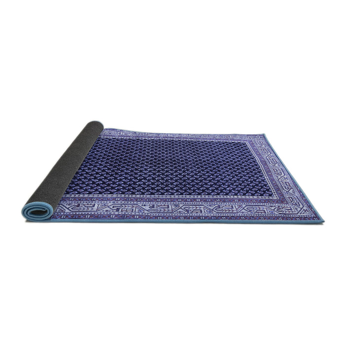 Sideview of Persian Blue Traditional Rug, tr451blu