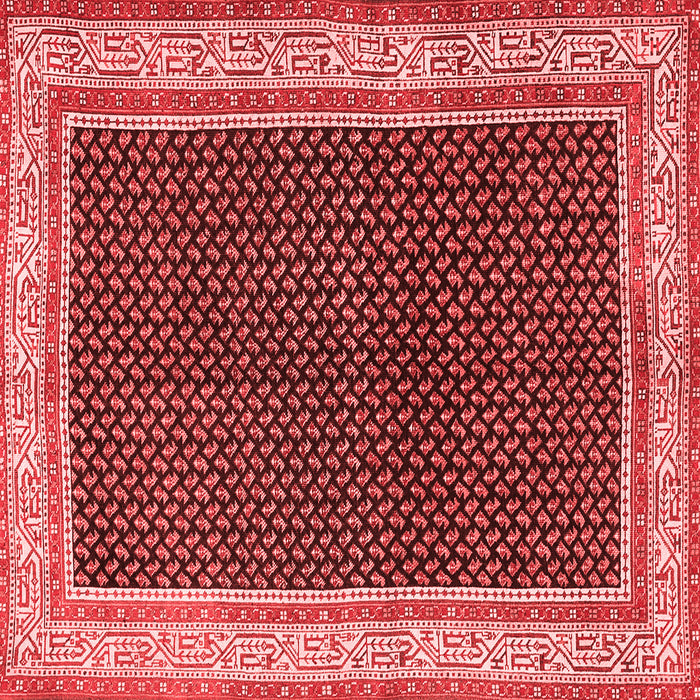 Machine Washable Persian Red Traditional Rug, wshtr451red