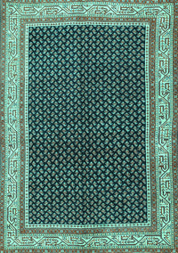 Persian Turquoise Traditional Rug, tr451turq