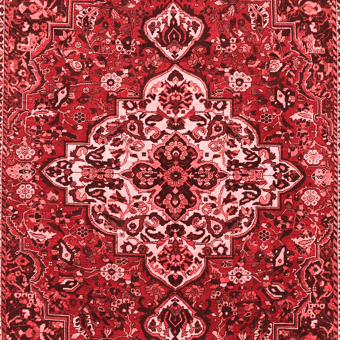 Machine Washable Persian Red Traditional Rug, wshtr4520red