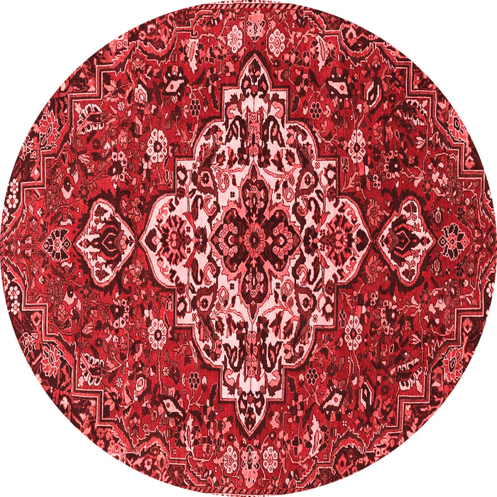 Machine Washable Persian Red Traditional Rug, wshtr4520red