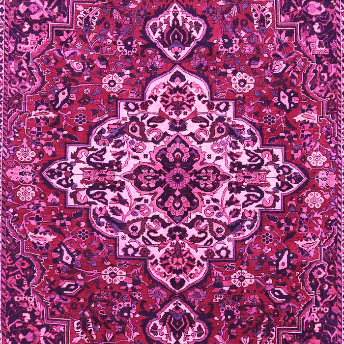 Machine Washable Persian Pink Traditional Rug, wshtr4520pnk