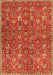 Persian Orange Traditional Rug, tr4521org