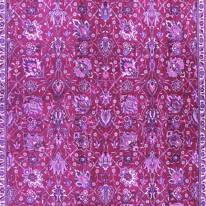 Machine Washable Persian Purple Traditional Area Rugs, wshtr4521pur