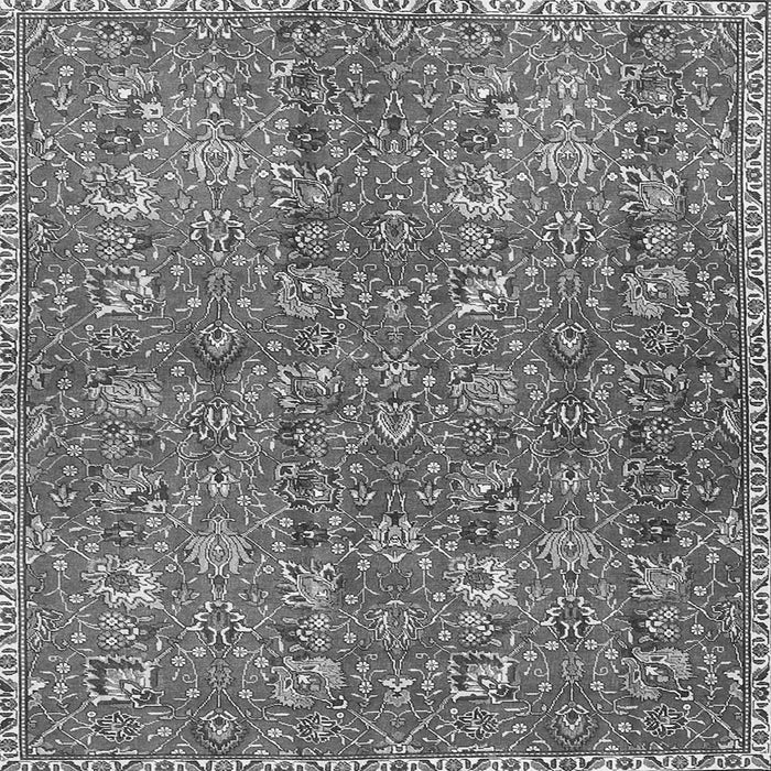 Serging Thickness of Persian Gray Traditional Rug, tr4521gry