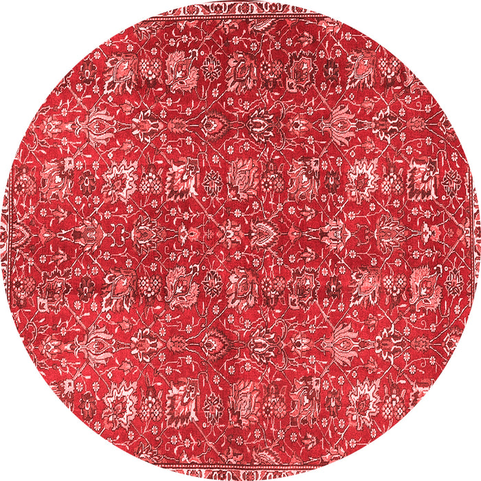 Machine Washable Persian Red Traditional Rug, wshtr4521red
