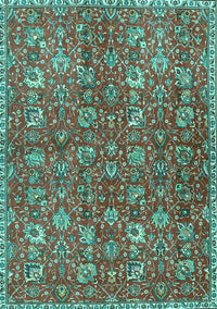 Persian Turquoise Traditional Rug, tr4521turq