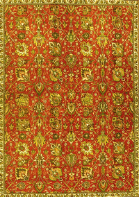 Persian Yellow Traditional Rug, tr4521yw