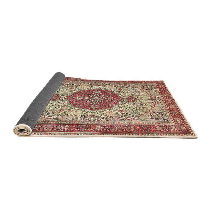 Sideview of Traditional Brown Medallion Rug, tr4522