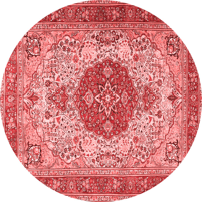 Medallion Red Traditional Rug, tr4522red