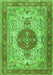 Medallion Green Traditional Rug, tr4522grn