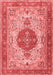 Medallion Red Traditional Area Rugs
