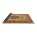 Sideview of Medallion Brown Traditional Rug, tr4522brn
