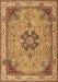 Medallion Brown Traditional Rug, tr4523brn