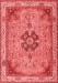 Medallion Red Traditional Area Rugs