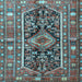 Square Persian Light Blue Traditional Rug, tr4524lblu