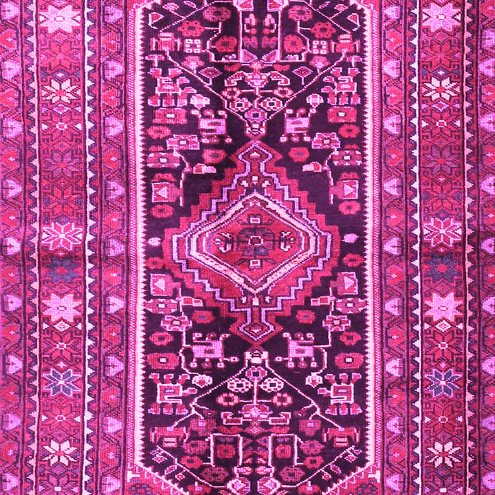 Machine Washable Persian Pink Traditional Rug, wshtr4524pnk