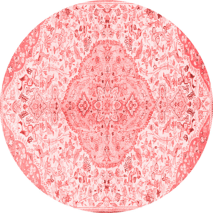 Machine Washable Persian Red Traditional Rug, wshtr4525red