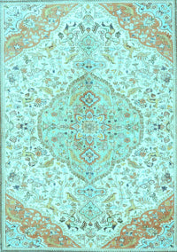 Persian Light Blue Traditional Rug, tr4525lblu