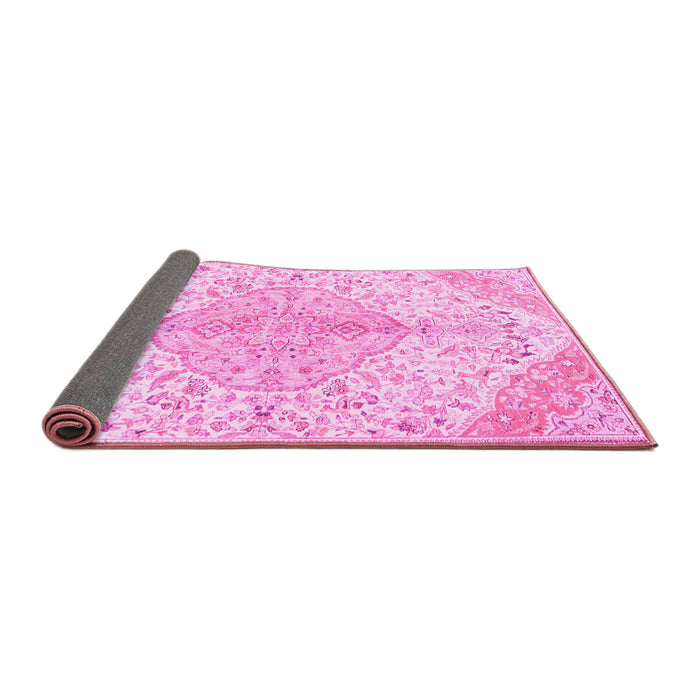 Sideview of Persian Pink Traditional Rug, tr4525pnk