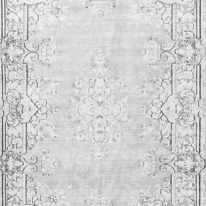 Serging Thickness of Machine Washable Persian Gray Bohemian Rug, wshtr4526gry