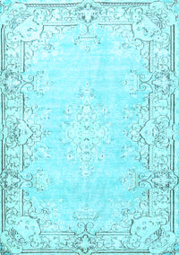 Persian Light Blue Bohemian Rug, tr4526lblu