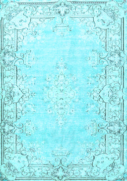 Persian Light Blue Bohemian Rug, tr4526lblu