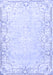 Persian Blue Bohemian Rug, tr4526blu