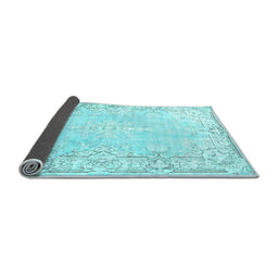 Sideview of Persian Light Blue Bohemian Rug, tr4526lblu