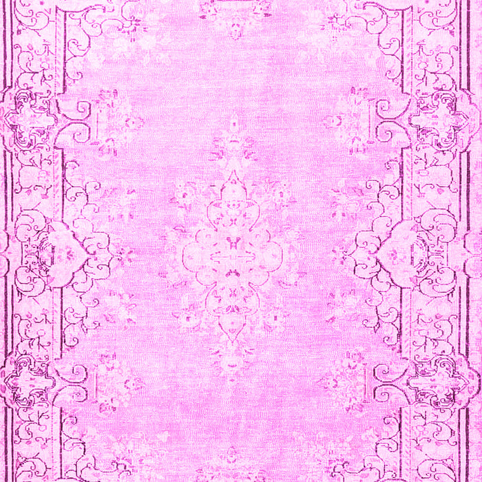 Machine Washable Persian Pink Bohemian Rug, wshtr4526pnk