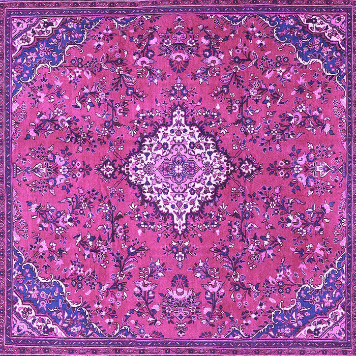Square Persian Purple Traditional Rug, tr4527pur