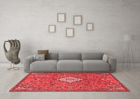 Machine Washable Persian Red Traditional Rug, wshtr4527red