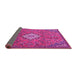 Sideview of Persian Pink Traditional Rug, tr4527pnk