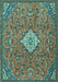 Persian Turquoise Traditional Rug, tr4527turq