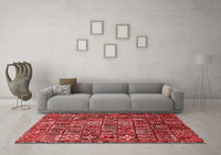 Machine Washable Persian Red Traditional Rug, wshtr4528red