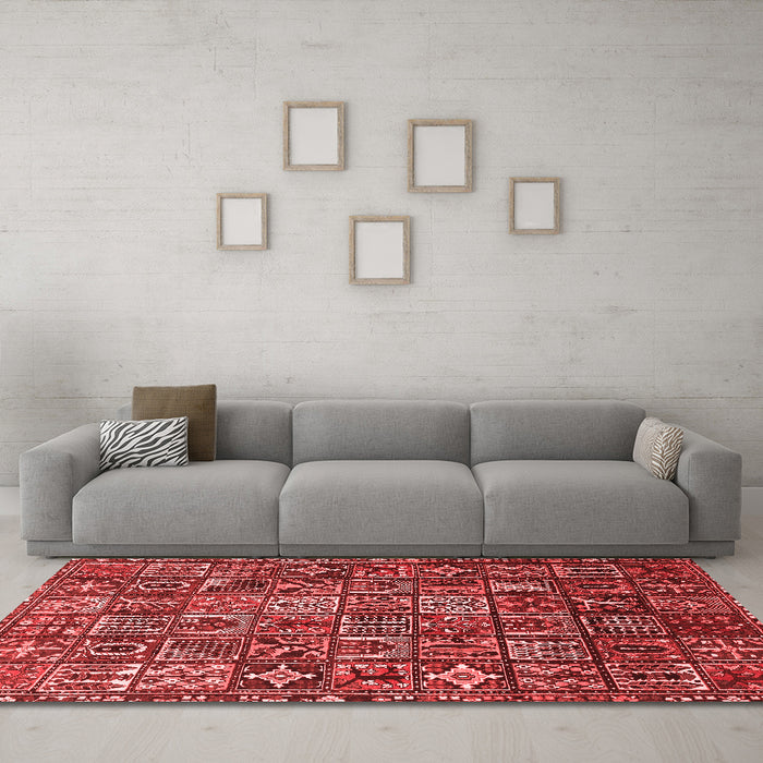 Traditional Red Washable Rugs