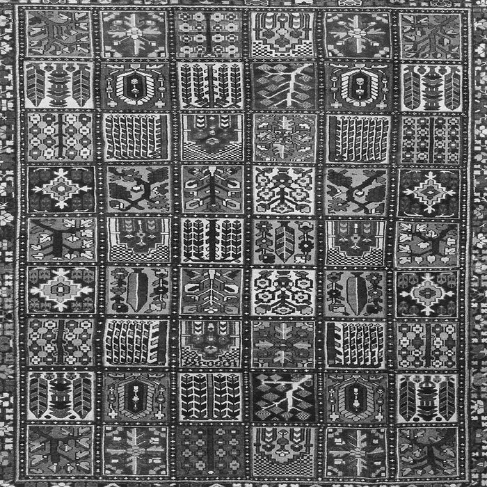 Serging Thickness of Persian Gray Traditional Rug, tr4528gry