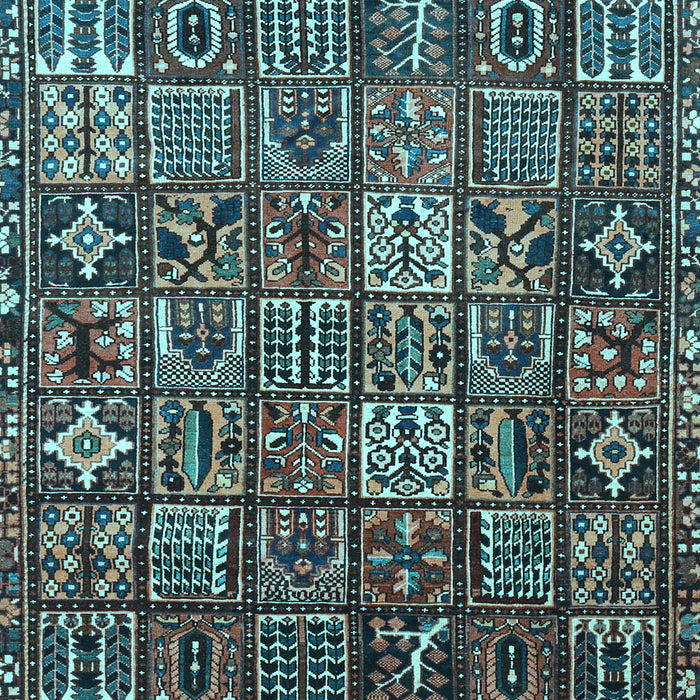 Machine Washable Persian Light Blue Traditional Rug, wshtr4528lblu