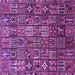 Square Persian Purple Traditional Rug, tr4528pur