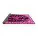 Sideview of Persian Pink Traditional Rug, tr452pnk