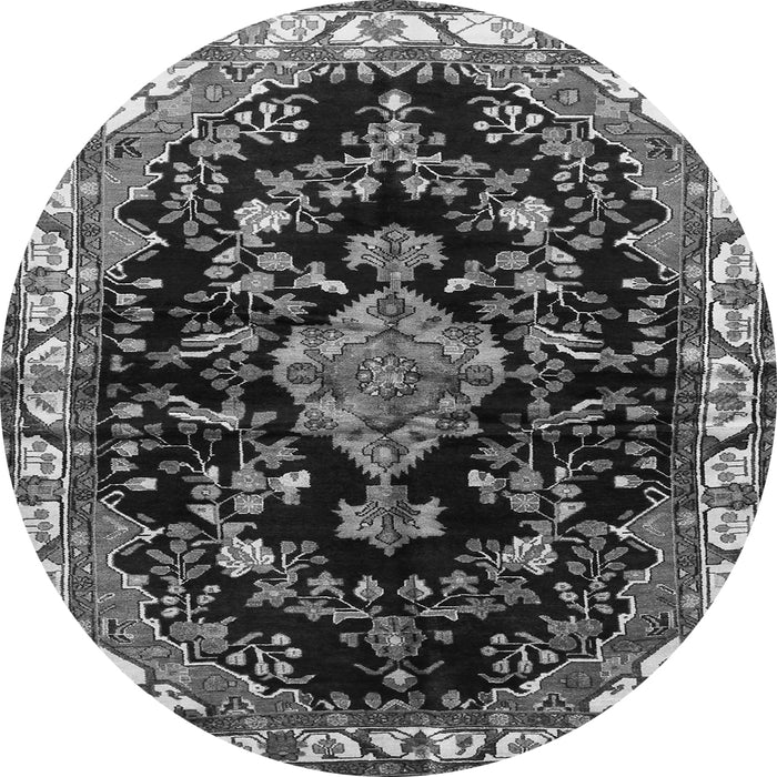 Square Persian Gray Traditional Rug, tr452gry