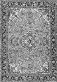 Medallion Gray Traditional Rug, tr4530gry