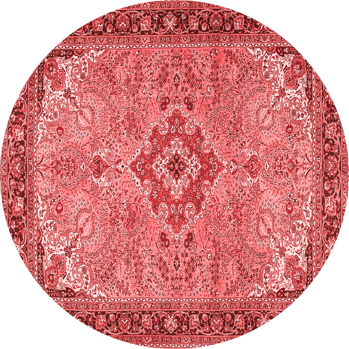 Medallion Red Traditional Rug, tr4530red