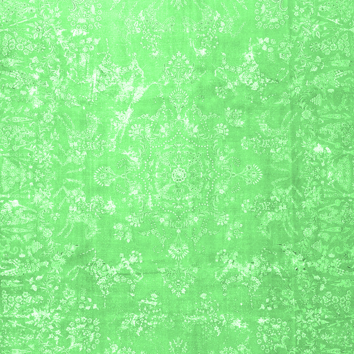 Oriental Emerald Green Traditional Rug, tr4531emgrn