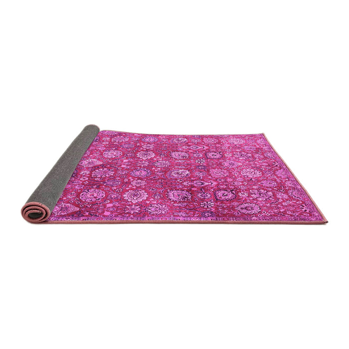 Sideview of Persian Pink Traditional Rug, tr4532pnk